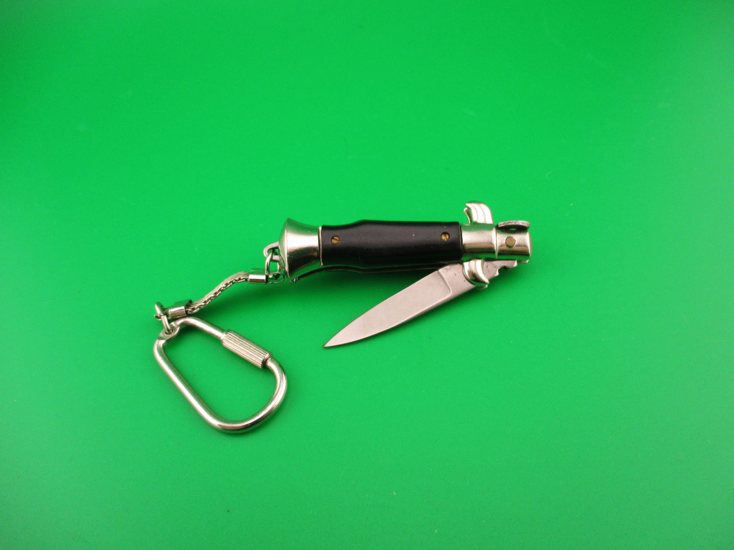 Anchor INOX ITALY 10cm Italian Keychain Picklock Stiletto Black mini