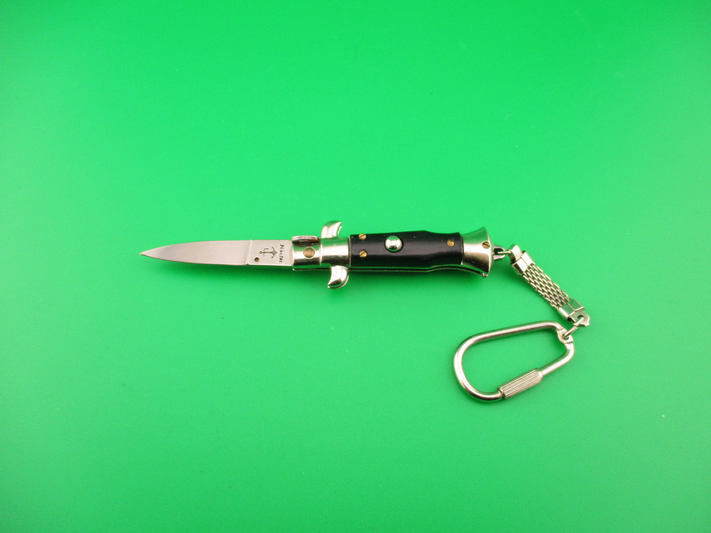 Anchor INOX ITALY 10cm Italian Keychain Picklock Stiletto Black mini