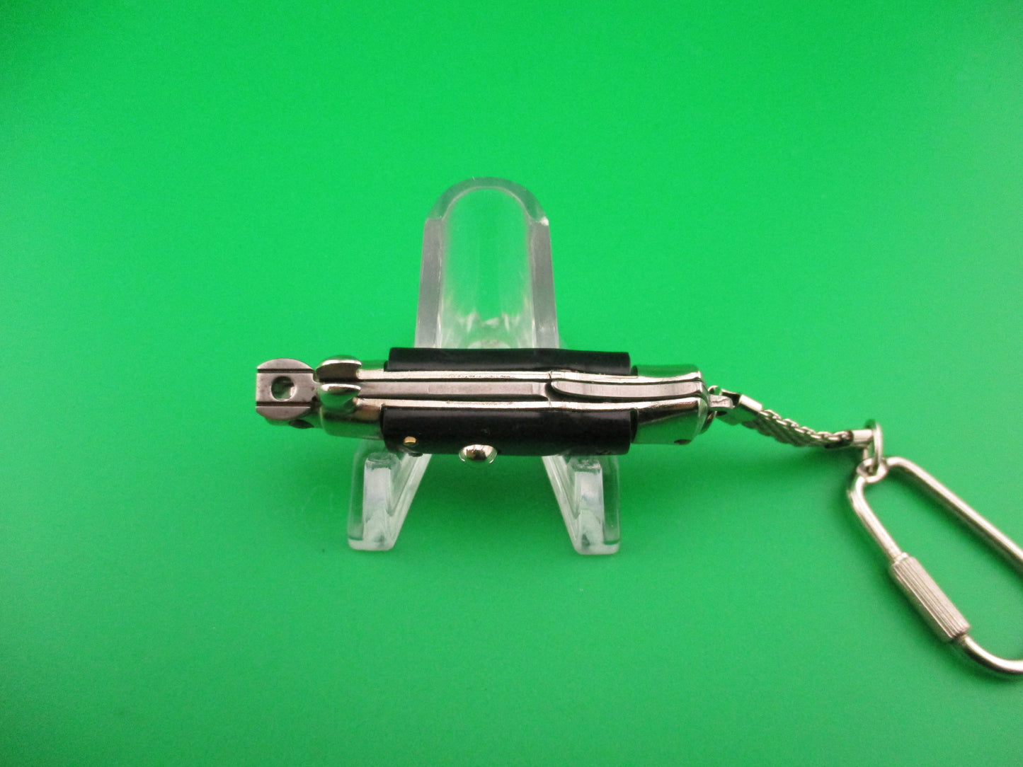 Anchor INOX ITALY 10cm Italian Keychain Picklock Stiletto Black mini
