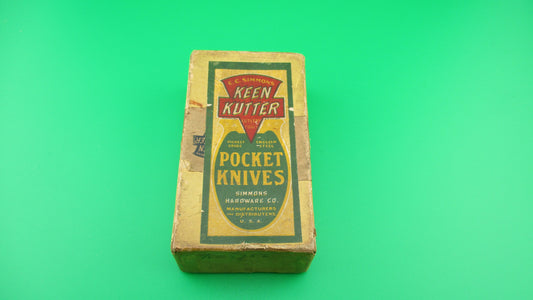 Keen Kutter Pocket Knives vintage 2 piece box