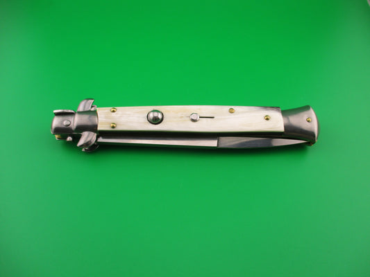 FRANK B ITALY 28cm Italian 11 inch Bayonet Horn swivel bolster automatic knife