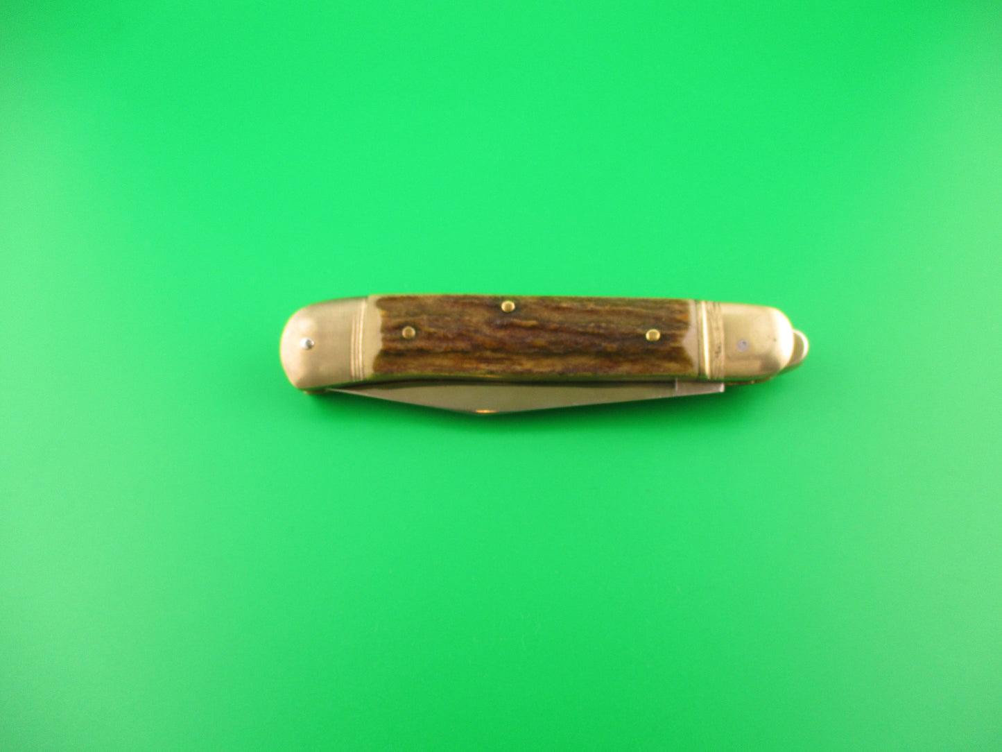 Hubertus SOLINGEN 10cm German Lever Stag West Germany automatic knife