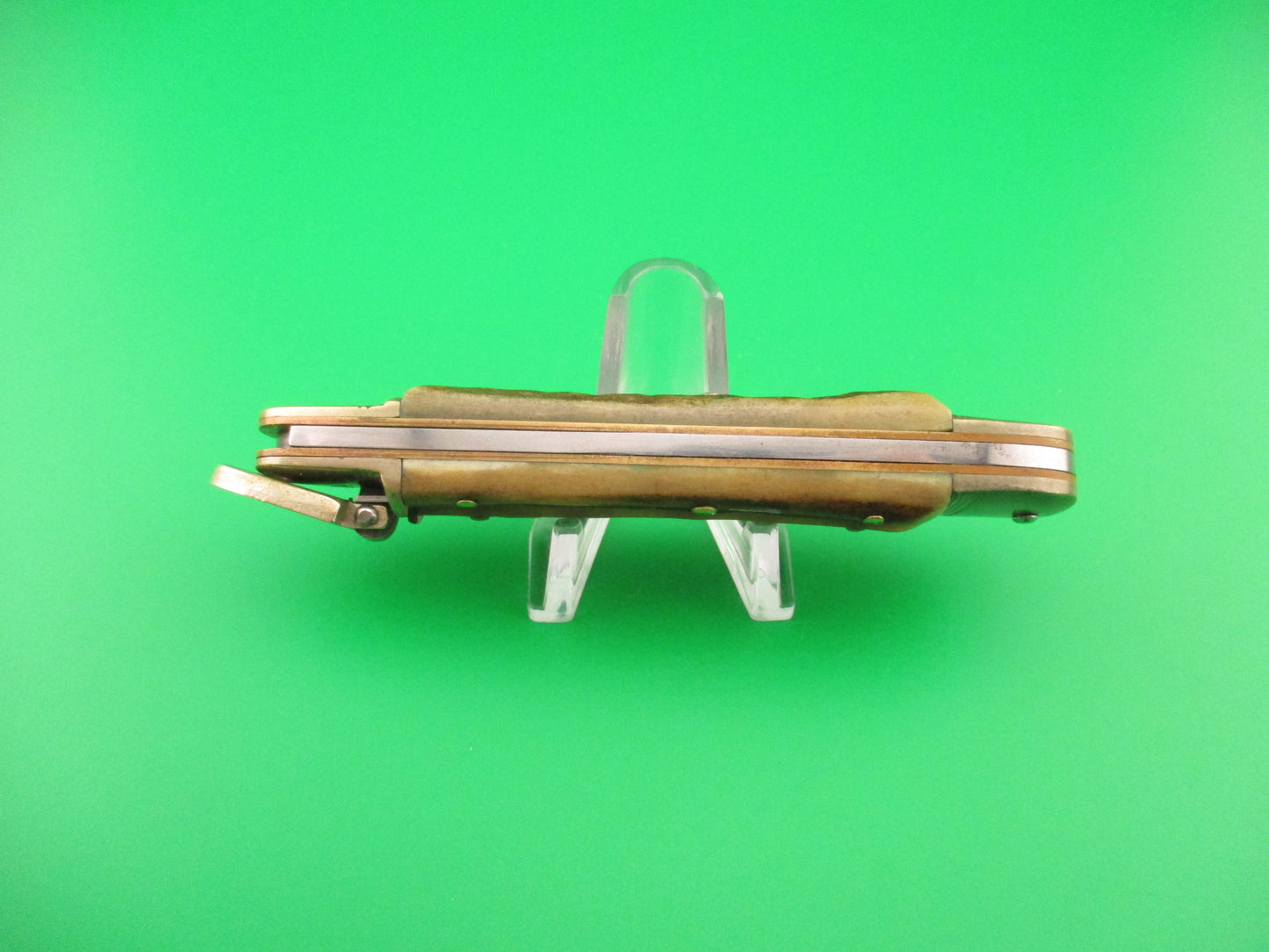 Hubertus SOLINGEN 10cm German Lever Stag West Germany automatic knife