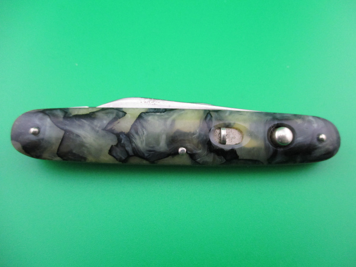 Remington R8065 double switchblade knife with etch – Apple Valley Knives