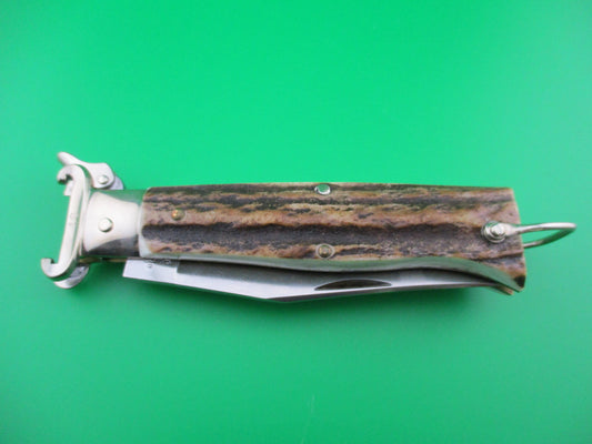 Italian Lepre Maniago Stag Handle Shell puller Fulcrum