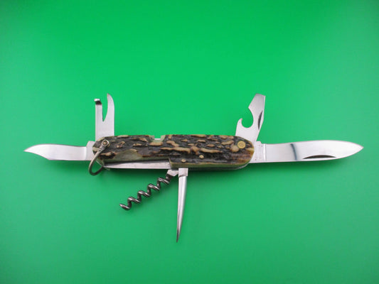 Coricama Stag Camper knife multi blade
