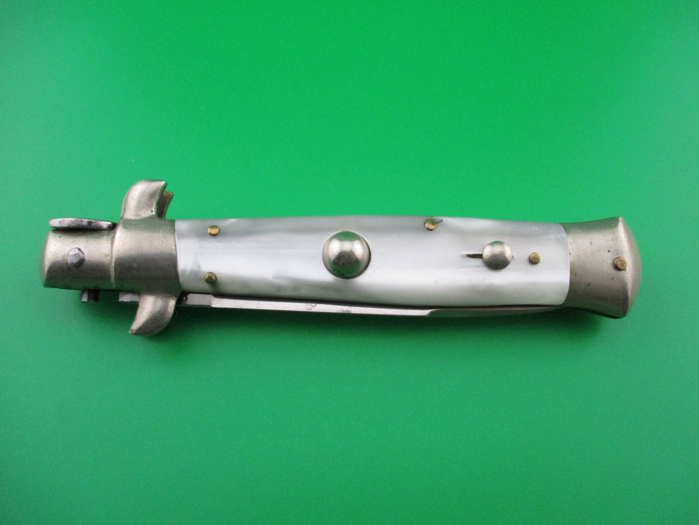 z Rostfrei (slant) 18cm Italian transitional Pearlex switchblade knife ...