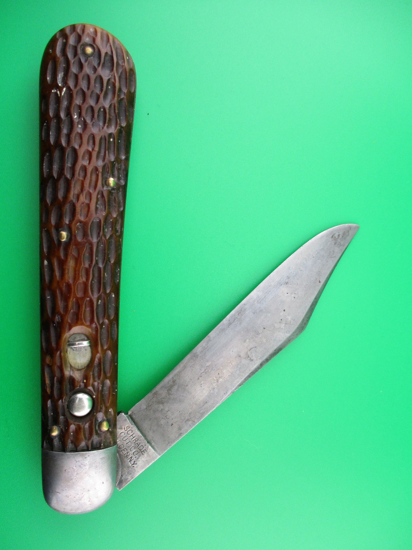 Schrade Cut Co Hunter bone switchblade