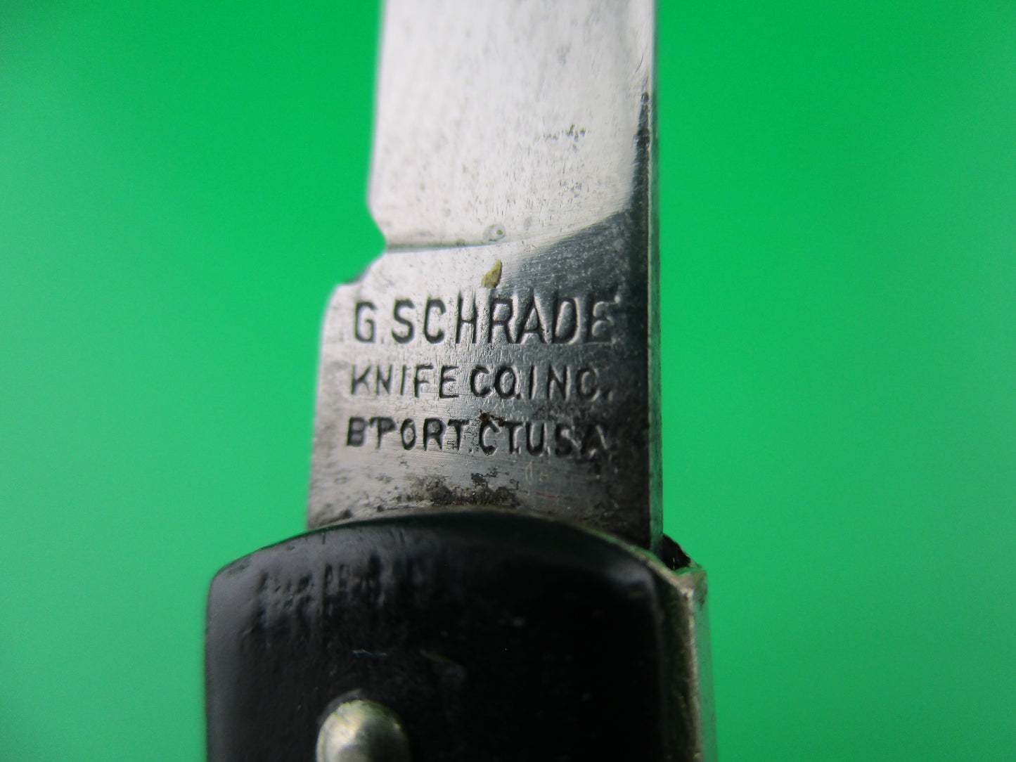 G Schrade pullball knife advertising