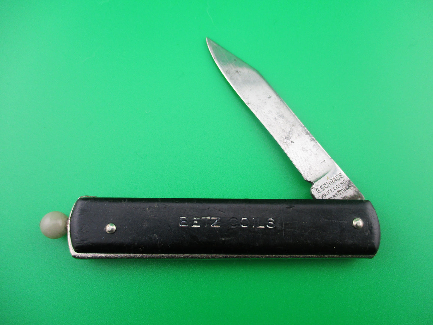 G Schrade pullball knife advertising