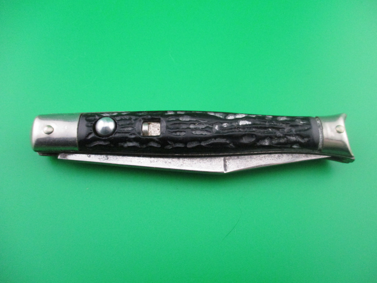 z Colonial SHUR SNAP fishtail Black switchblade – Apple Valley Knives