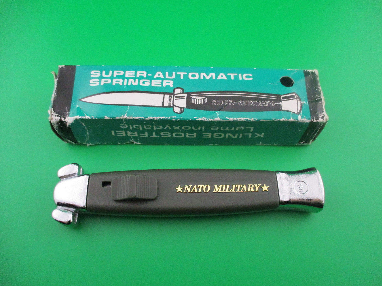 Super-Automatic Springer OTF switchblade original box