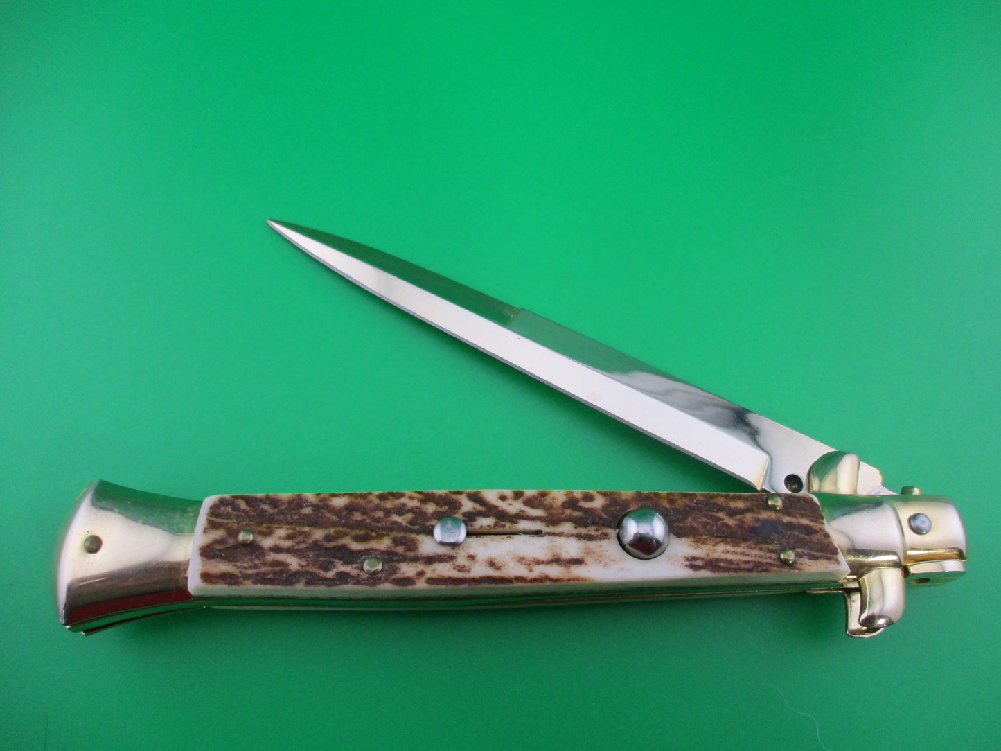 Frank B 11 inch Gold plate Stag stiletto