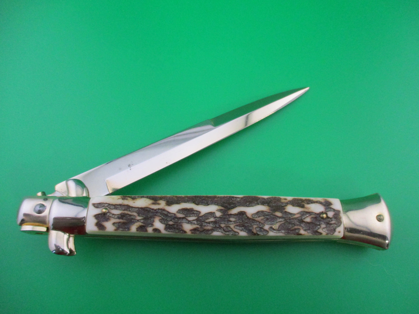 Frank B 11 inch Gold plate Stag stiletto