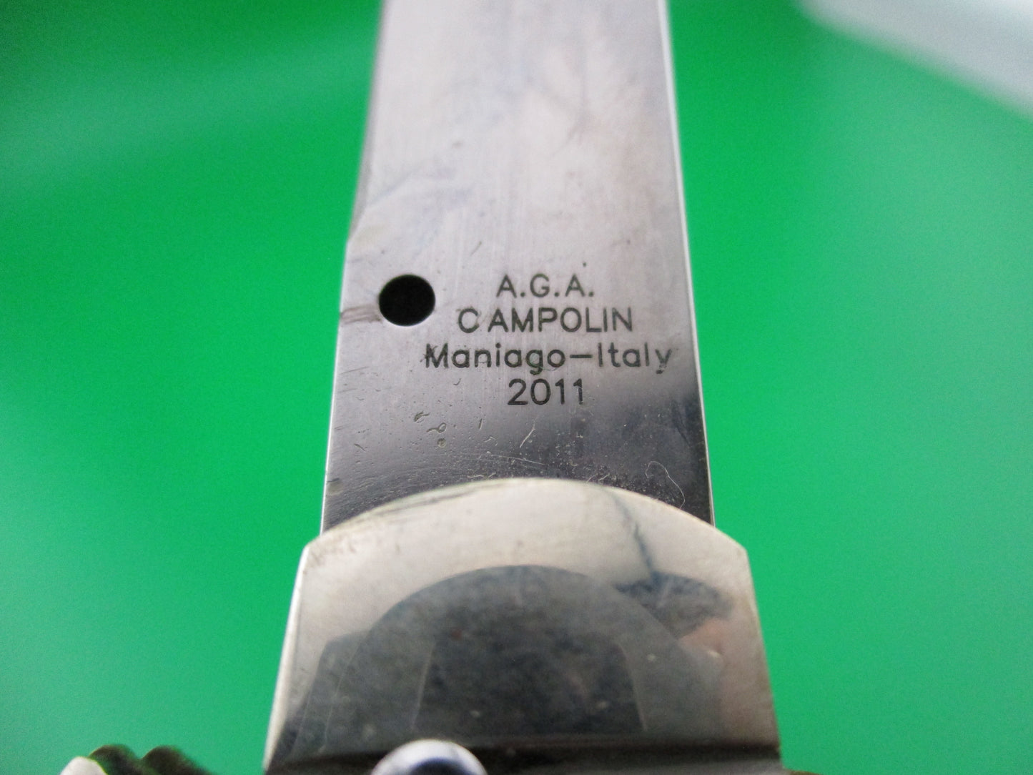 AGA Campolin 11 inch Stag Italian switchblade
