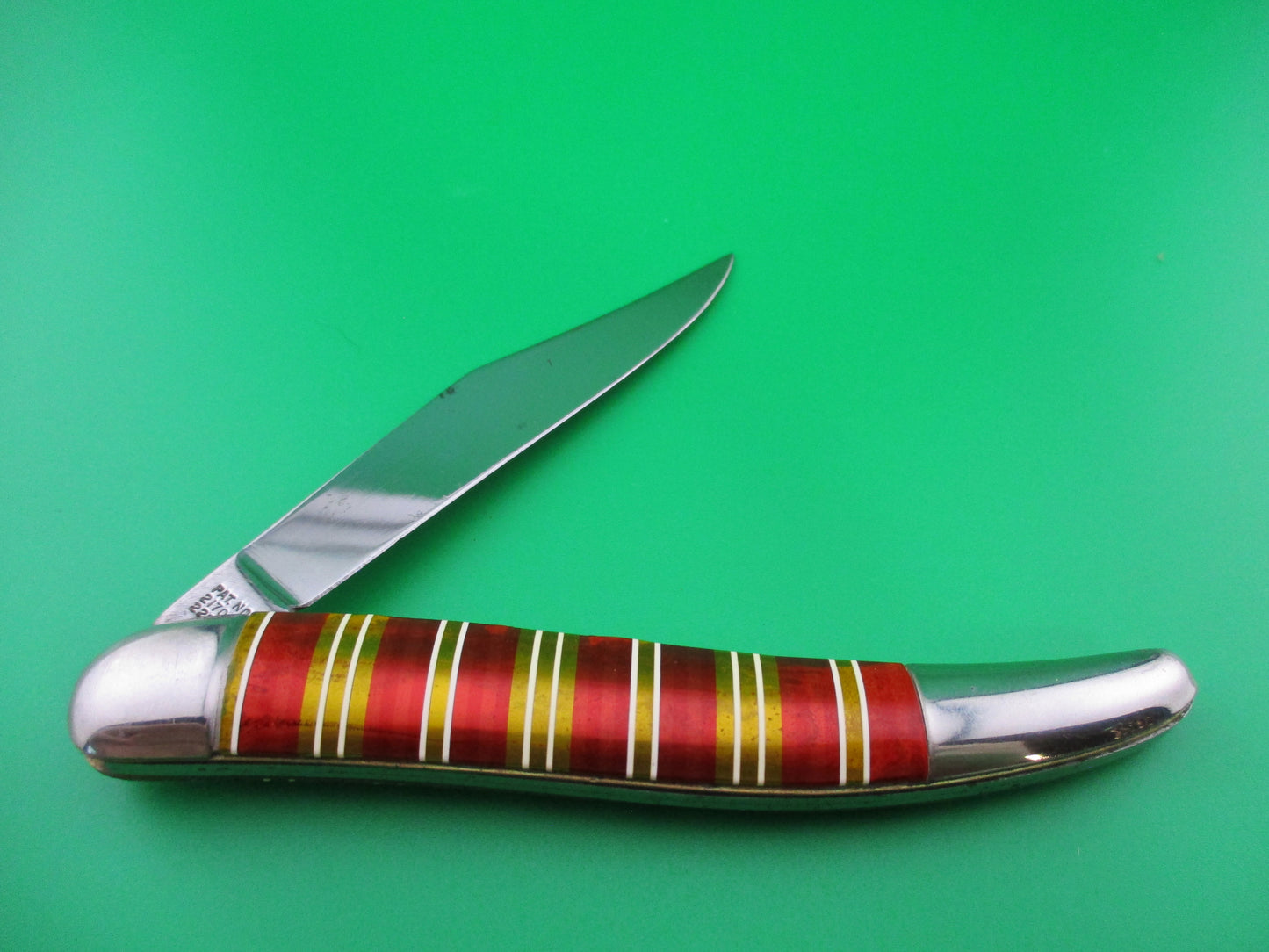 Hammer Brand Imperial toothpick Candystripe vintage 1950s switchblade