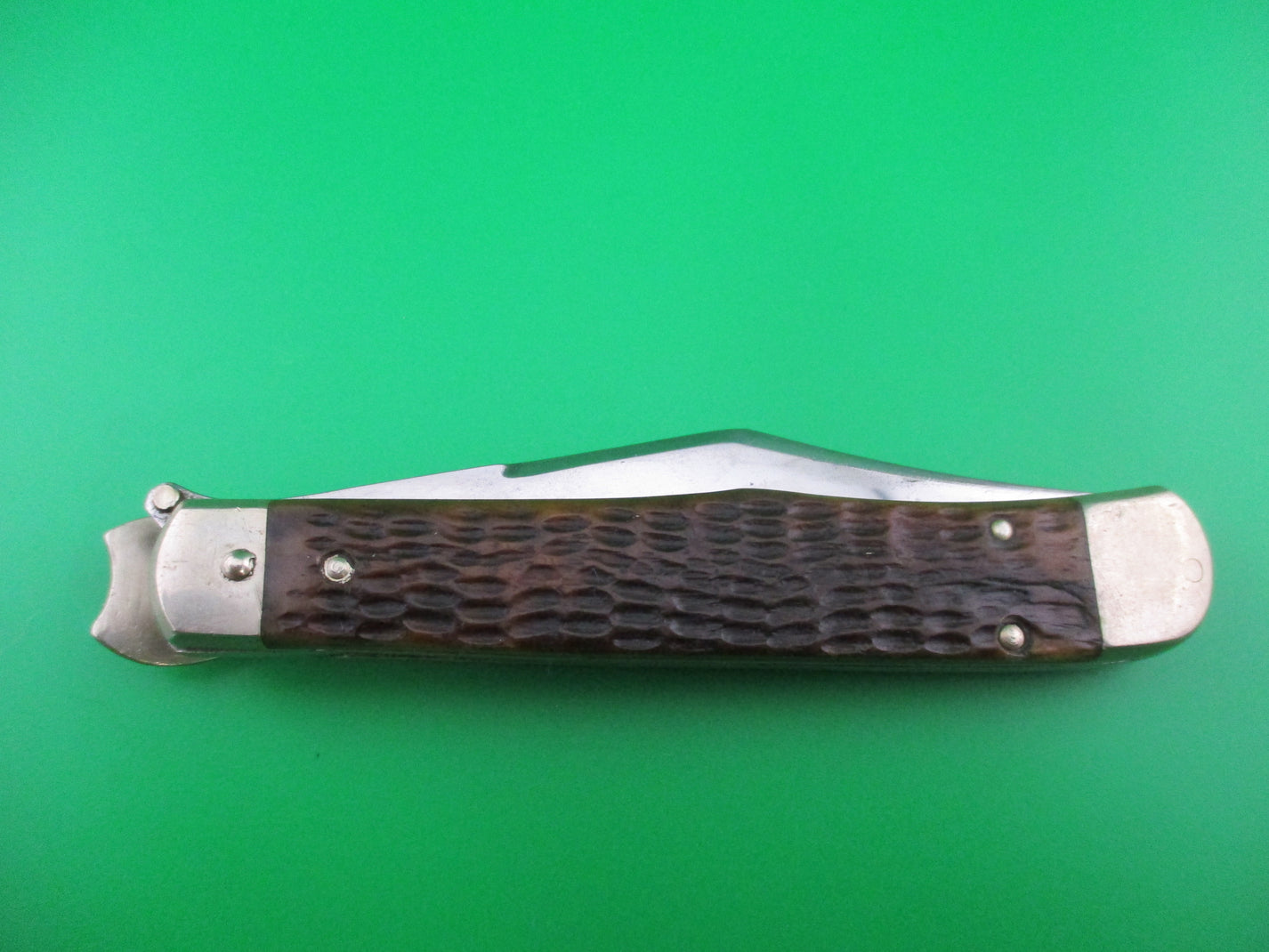 CASE TESTED XX 6161L Bone switchblade knife Apple Valley Knives