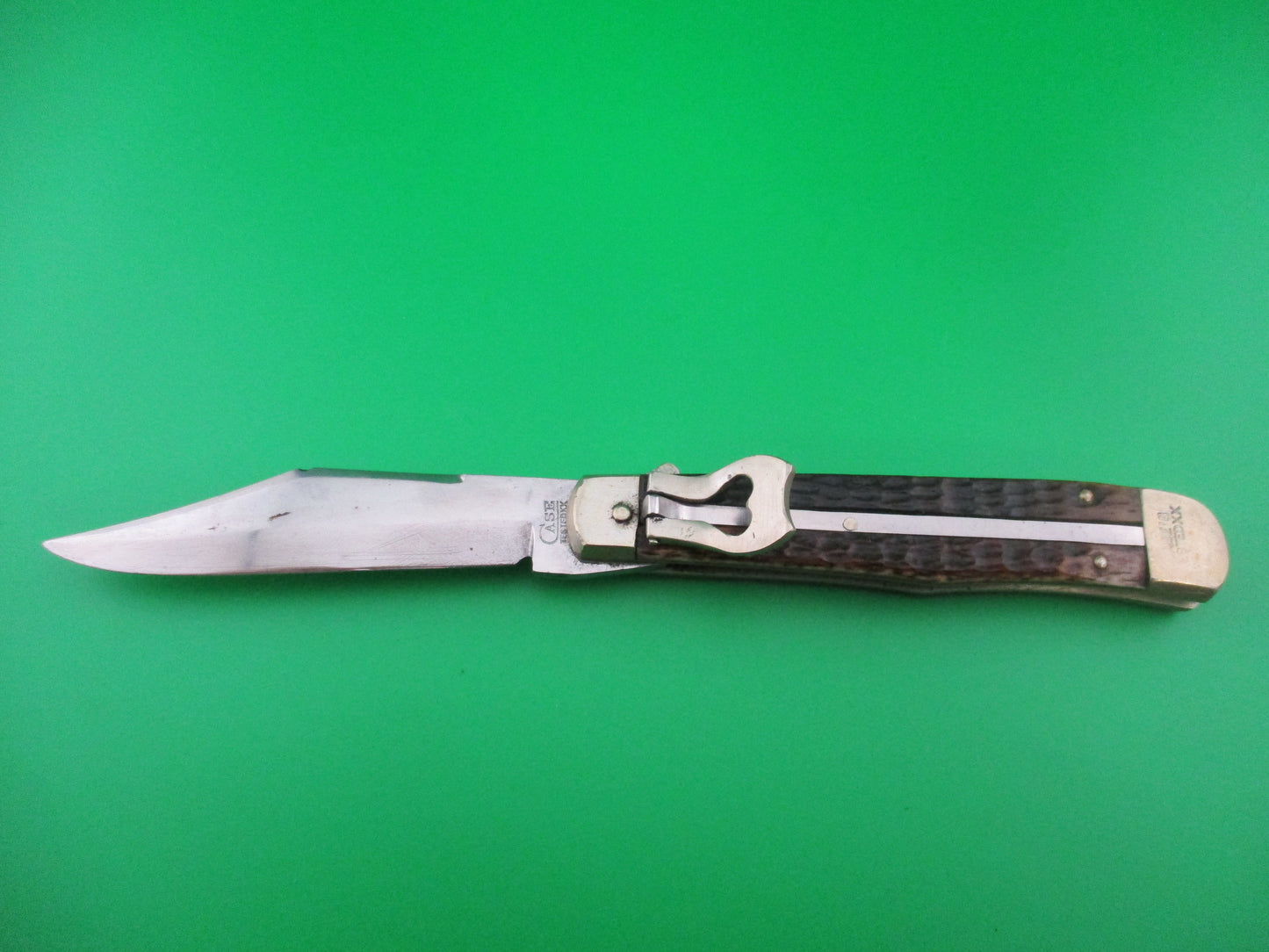 CASE TESTED XX 6161L Bone switchblade knife