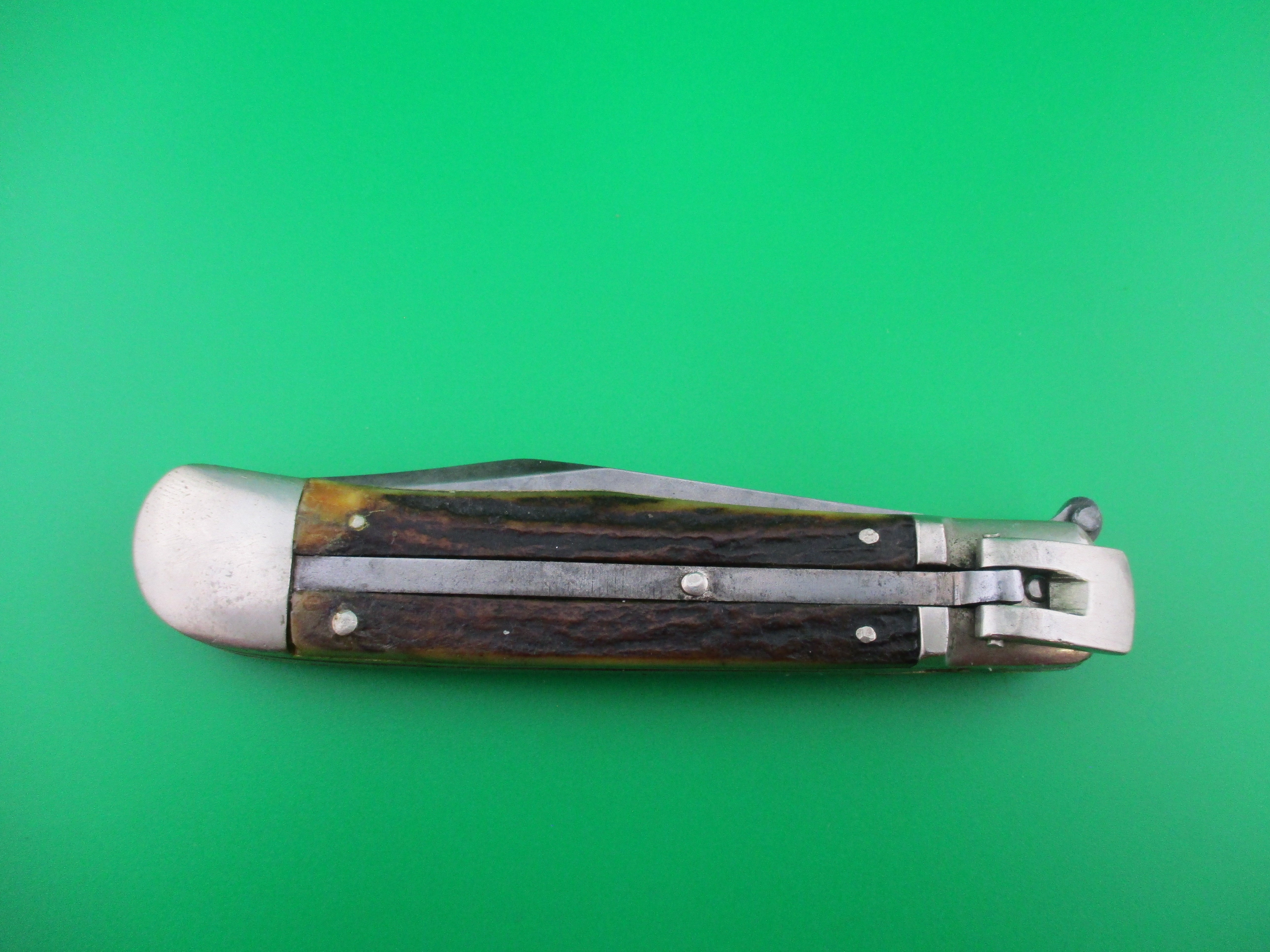 z KA-BAR Lever Stag transitional switchblade – Apple Valley Knives