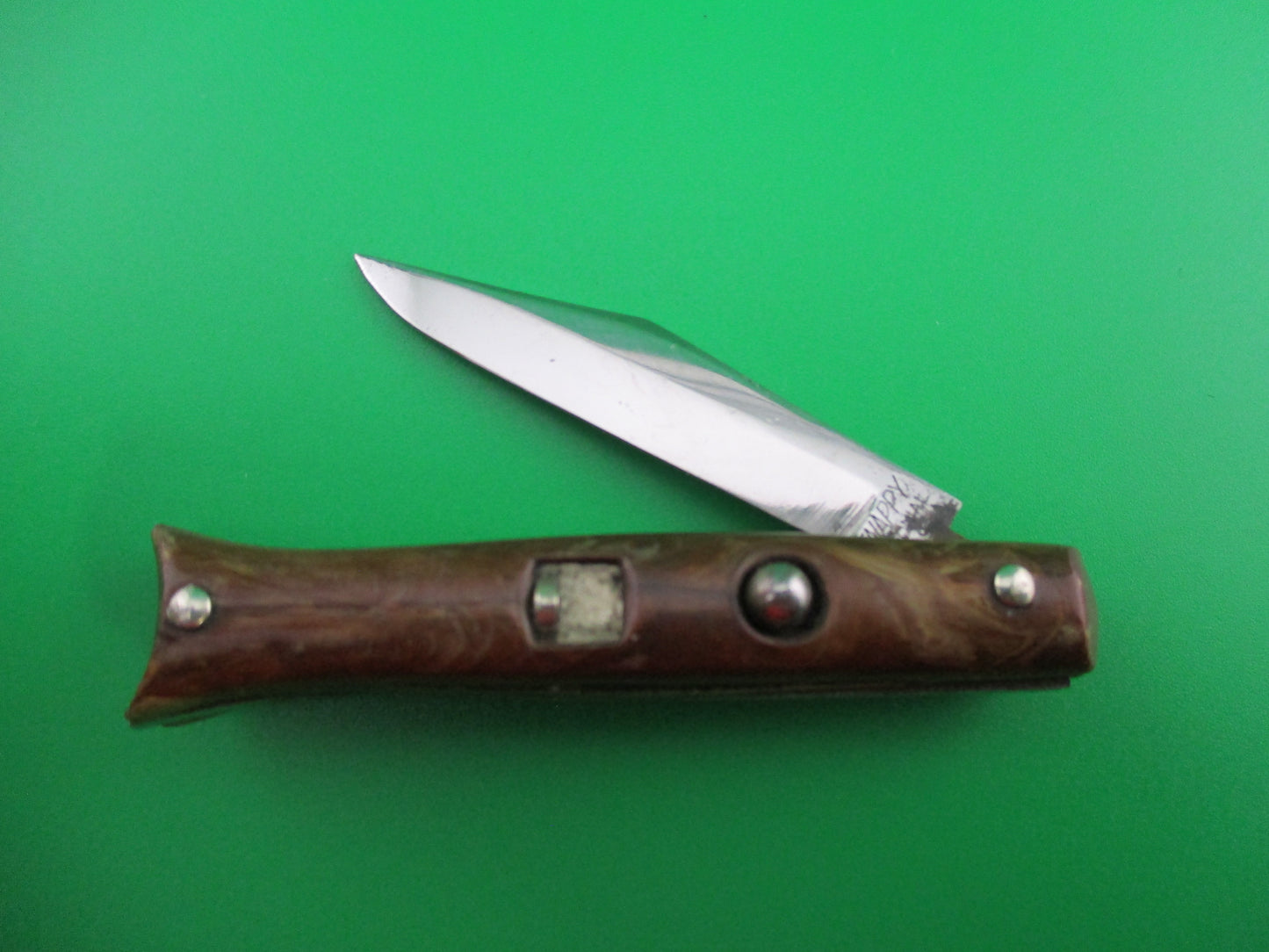 Colonial SNAPPY Rootbeer Mini Fishtail switchblade