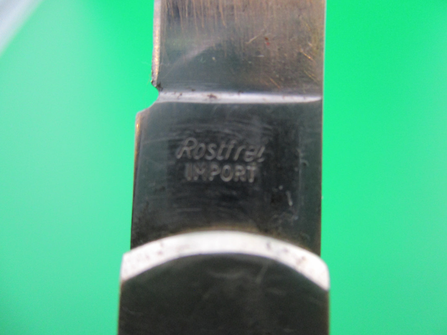 German 11cm Rostfrei Slimline Imitation Stag lever knife