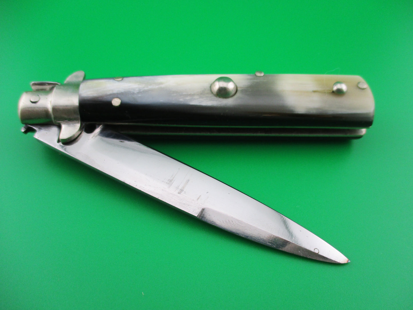 JTK Small Frosolone Flatguard Custom automatic knife