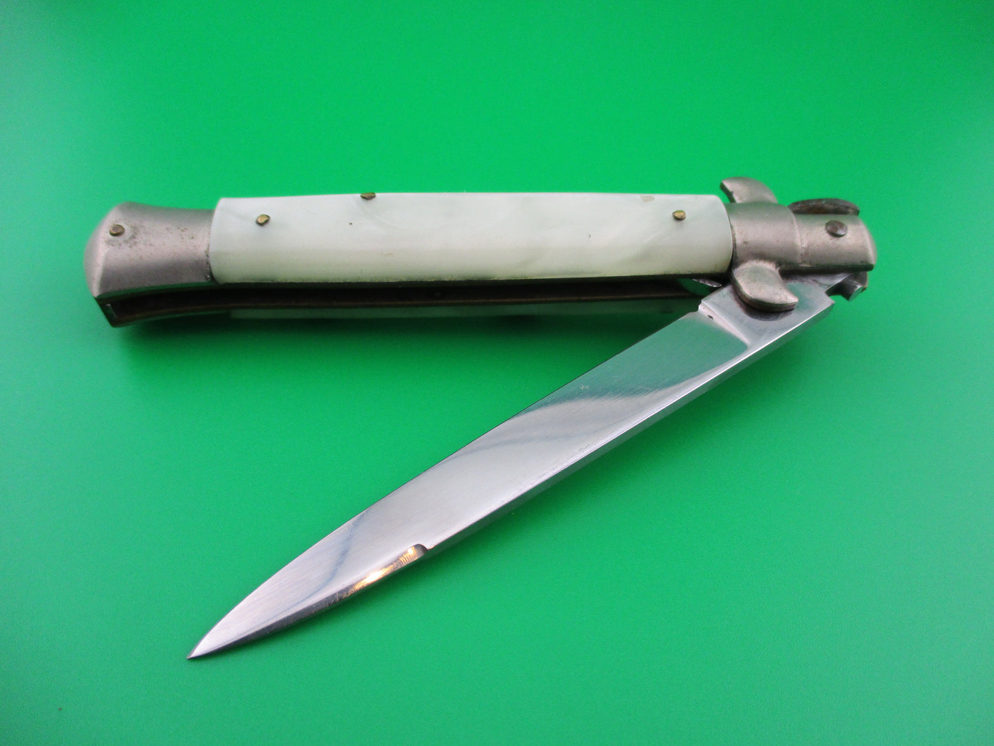 INOX 23cm Italian Transitional Pearlex Stiletto automatic knife