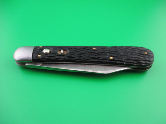 SCHRADE WALDEN 154 Hunter Black Stagged automatic knife
