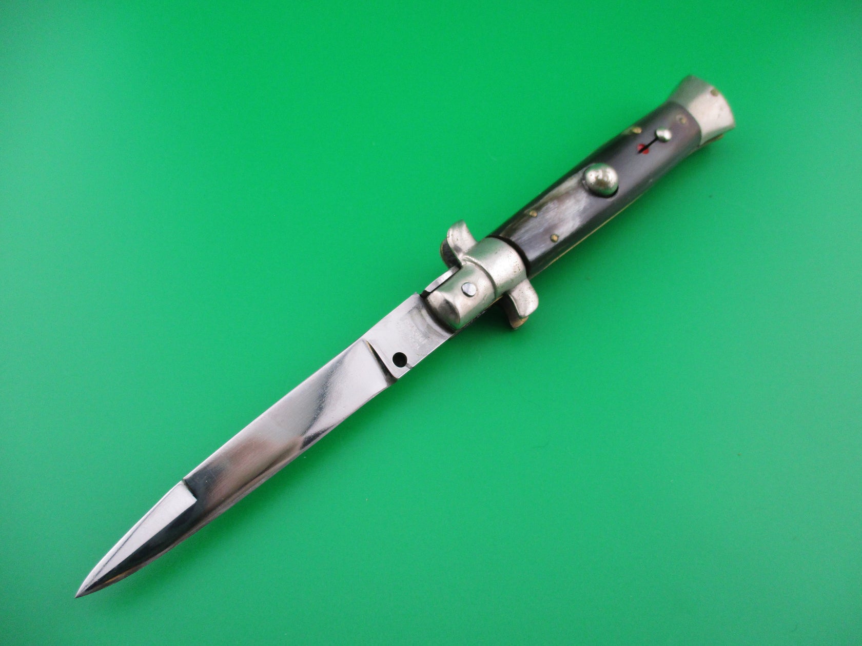 Rostfrei IMPORT 20cm Italian transitional stiletto switchblade knife ...