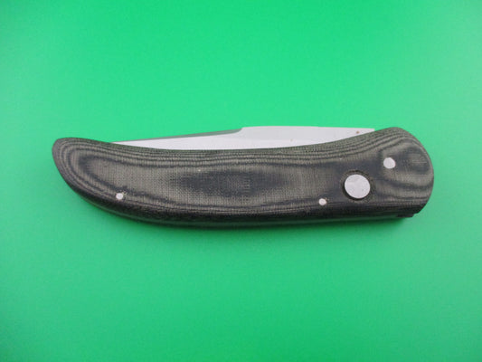 Huck Custom 96 Micarta Coilspring automatic knife