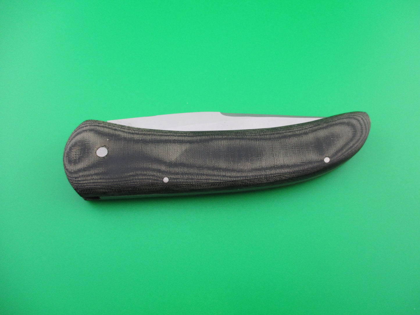 Huck Custom 96 Micarta Coilspring automatic knife