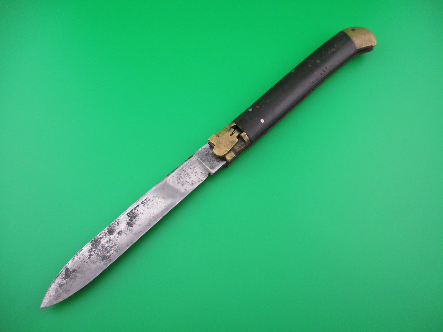 Indian Sheffield No 6 Lever knife Best Steel switchblade