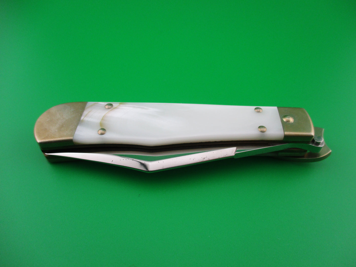 James D. Lippincott CASE Lever inspired Custom Automatic knife