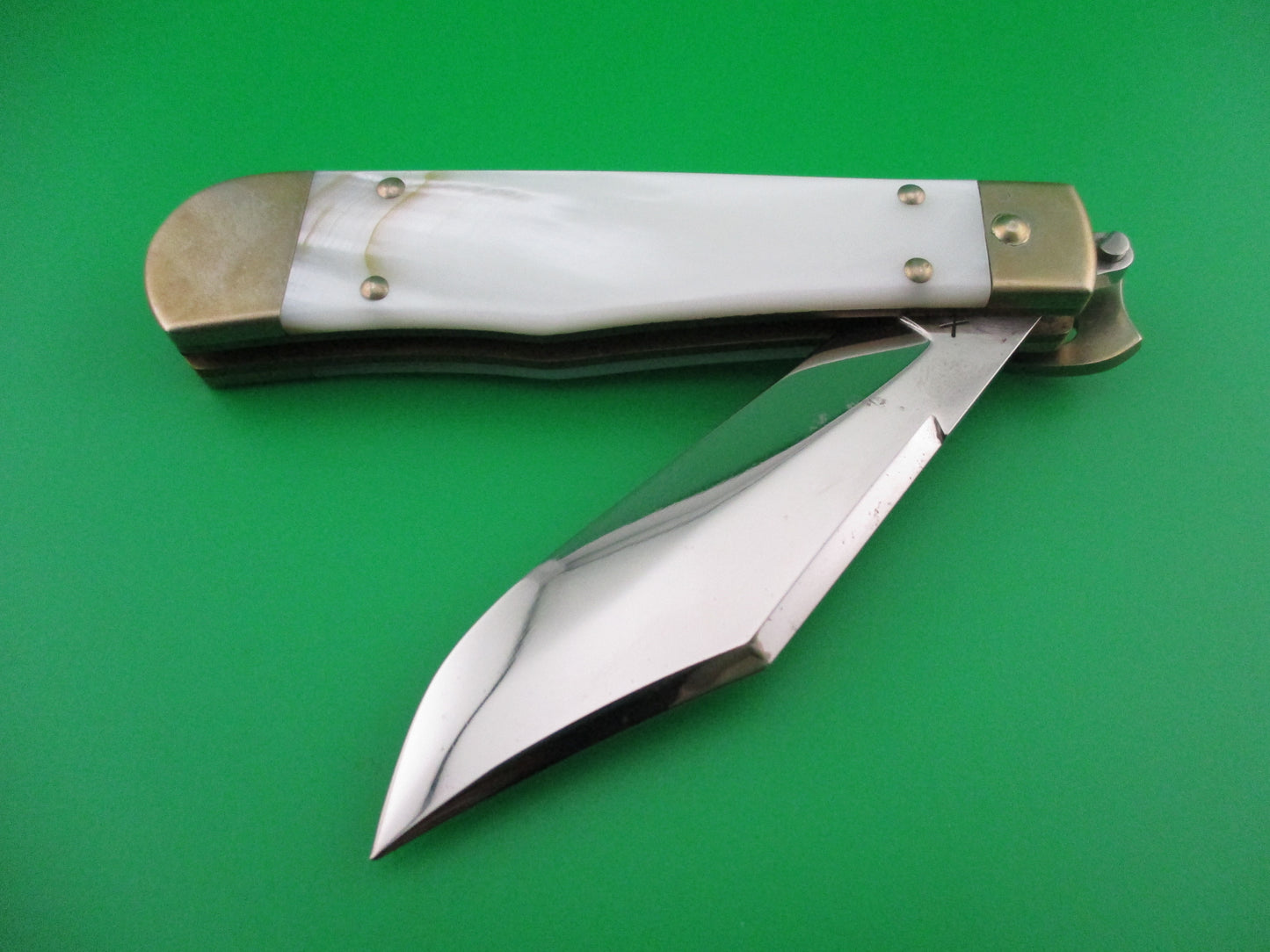 James D. Lippincott CASE Lever inspired Custom Automatic knife