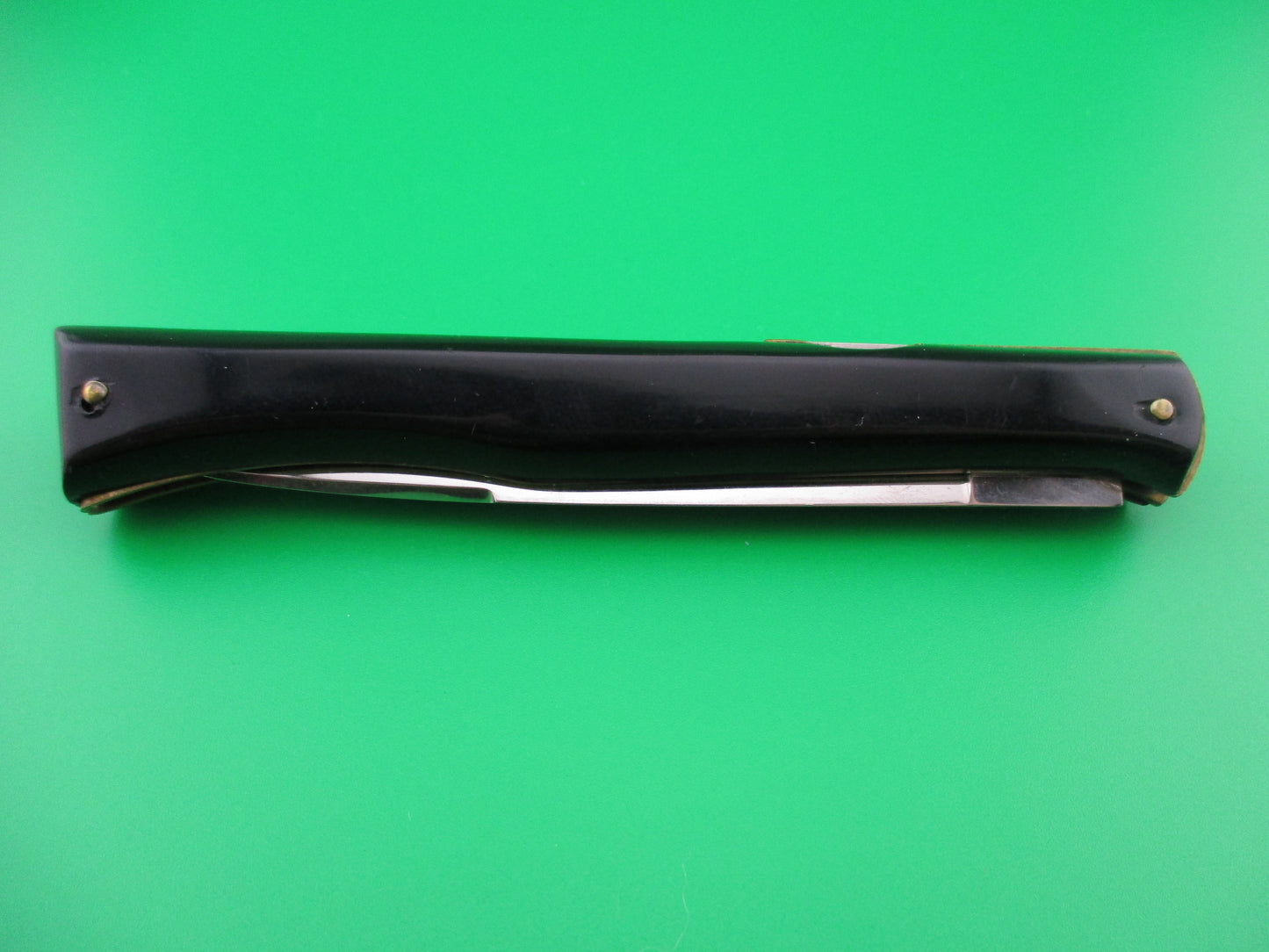 INOX PATENT 24cm Italian Ackermannchen style Black switchblade