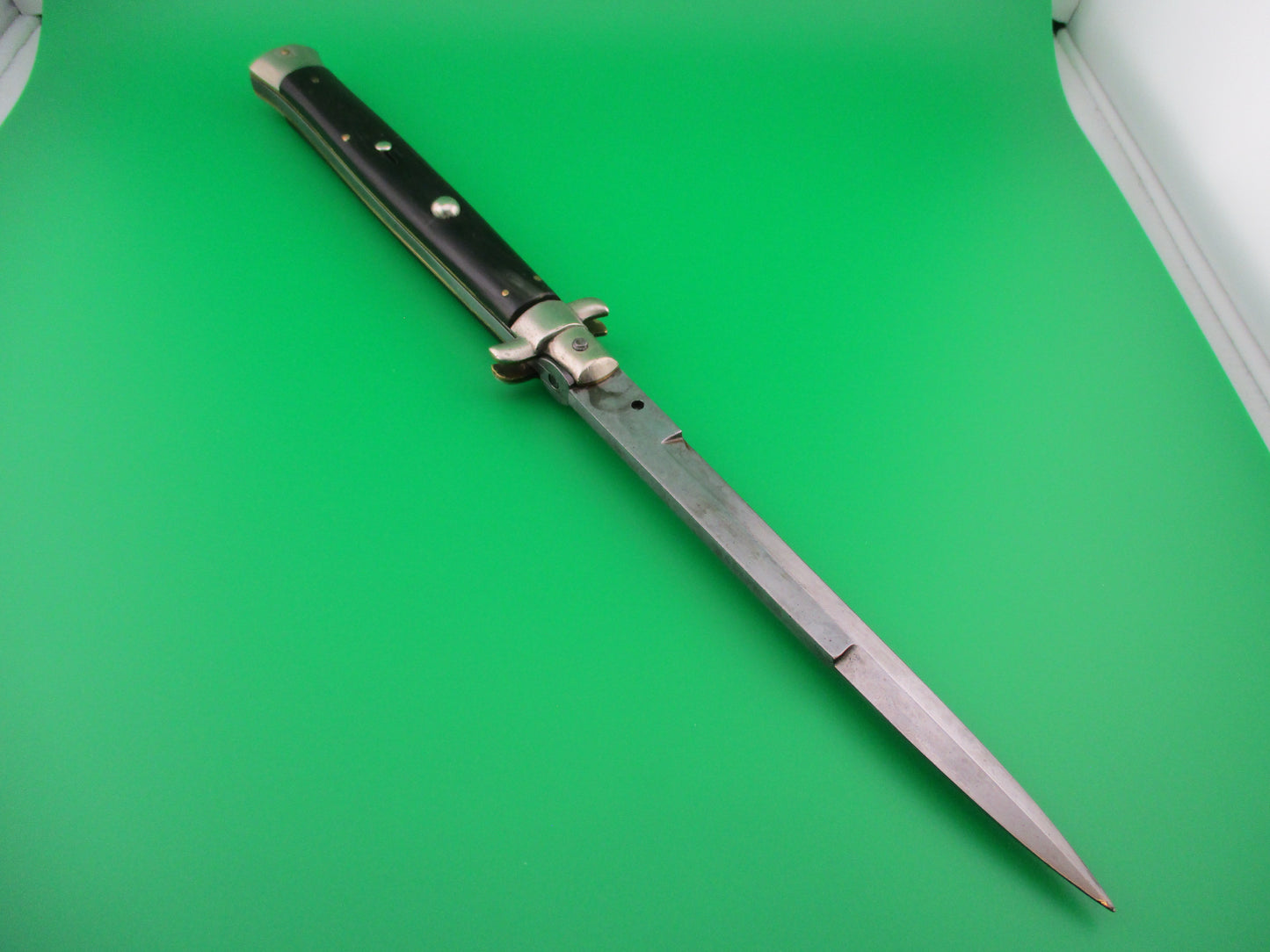 Sterile 33cm Vintage Italian picklock 5mm backspring switchblade knife