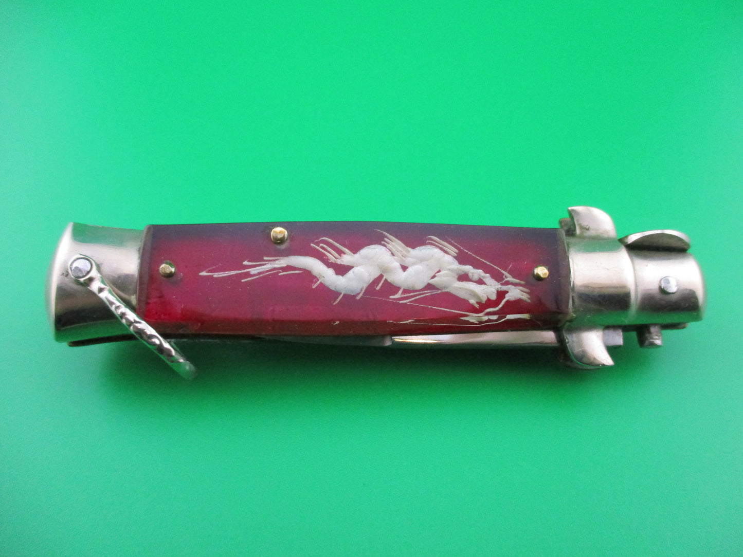 Ring Cutlery B Svoboda Purple Dragon picklock NOS switchblade