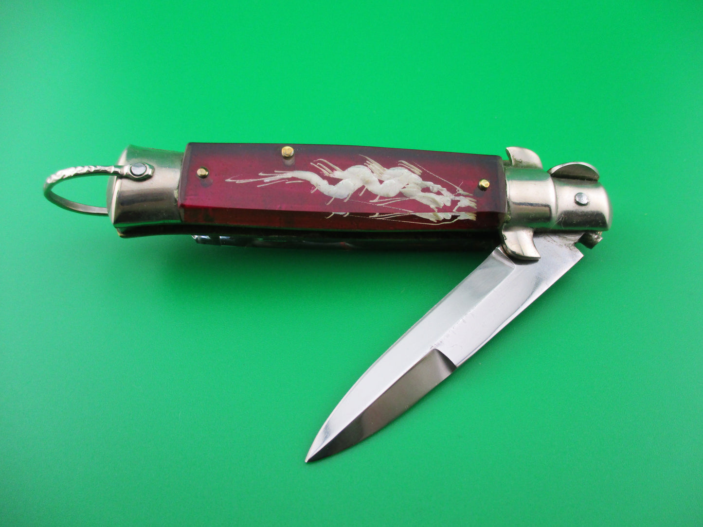 Ring Cutlery B Svoboda Purple Dragon picklock NOS switchblade