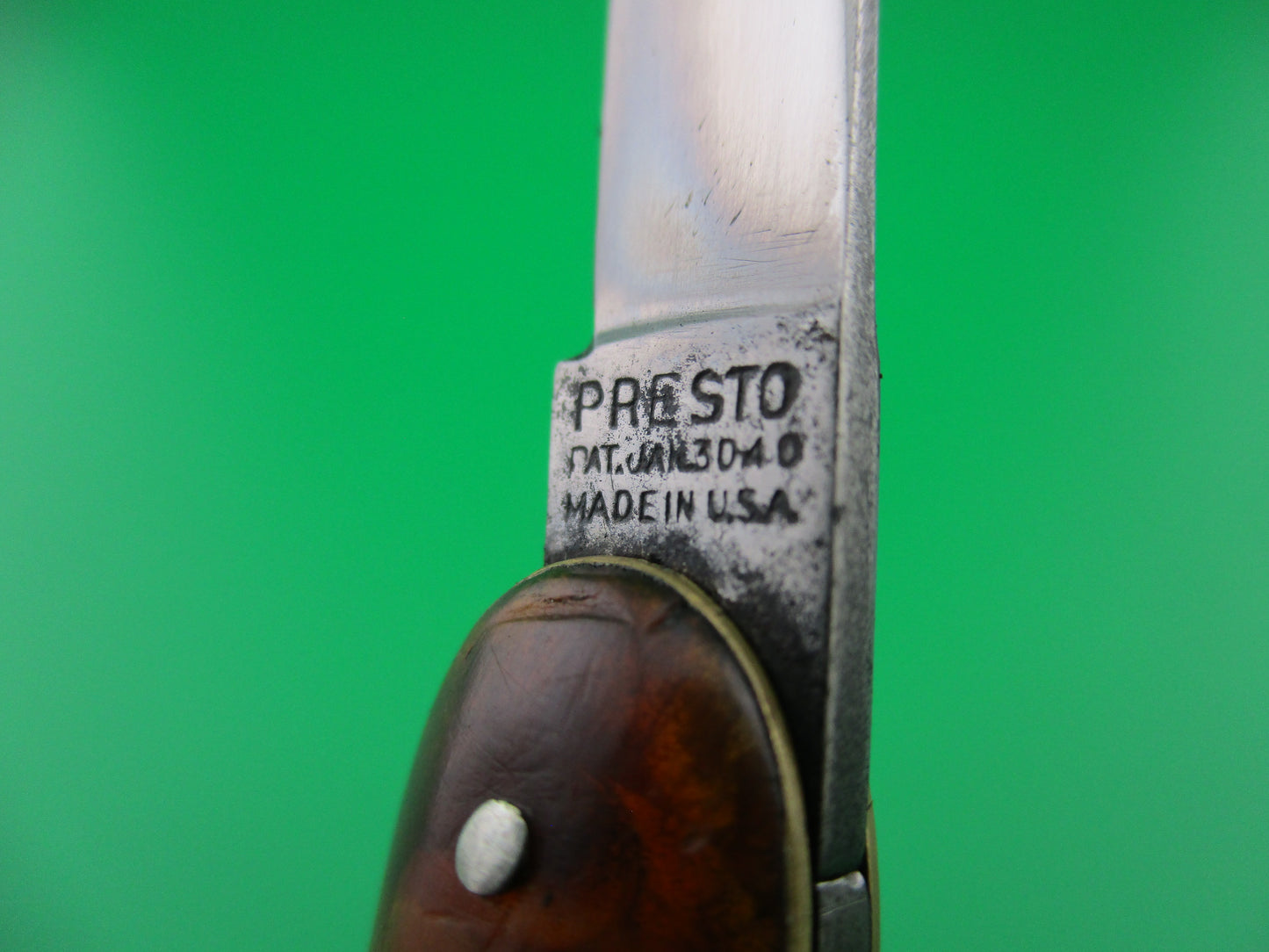 PRESTO double Tortoise vintage automatic knife