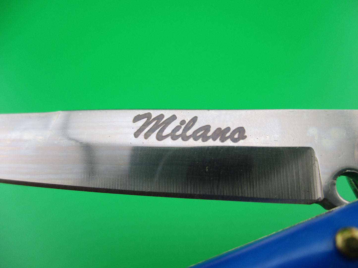 Milano 22cm Italian style Blue stiletto vintage automatic knife new in box