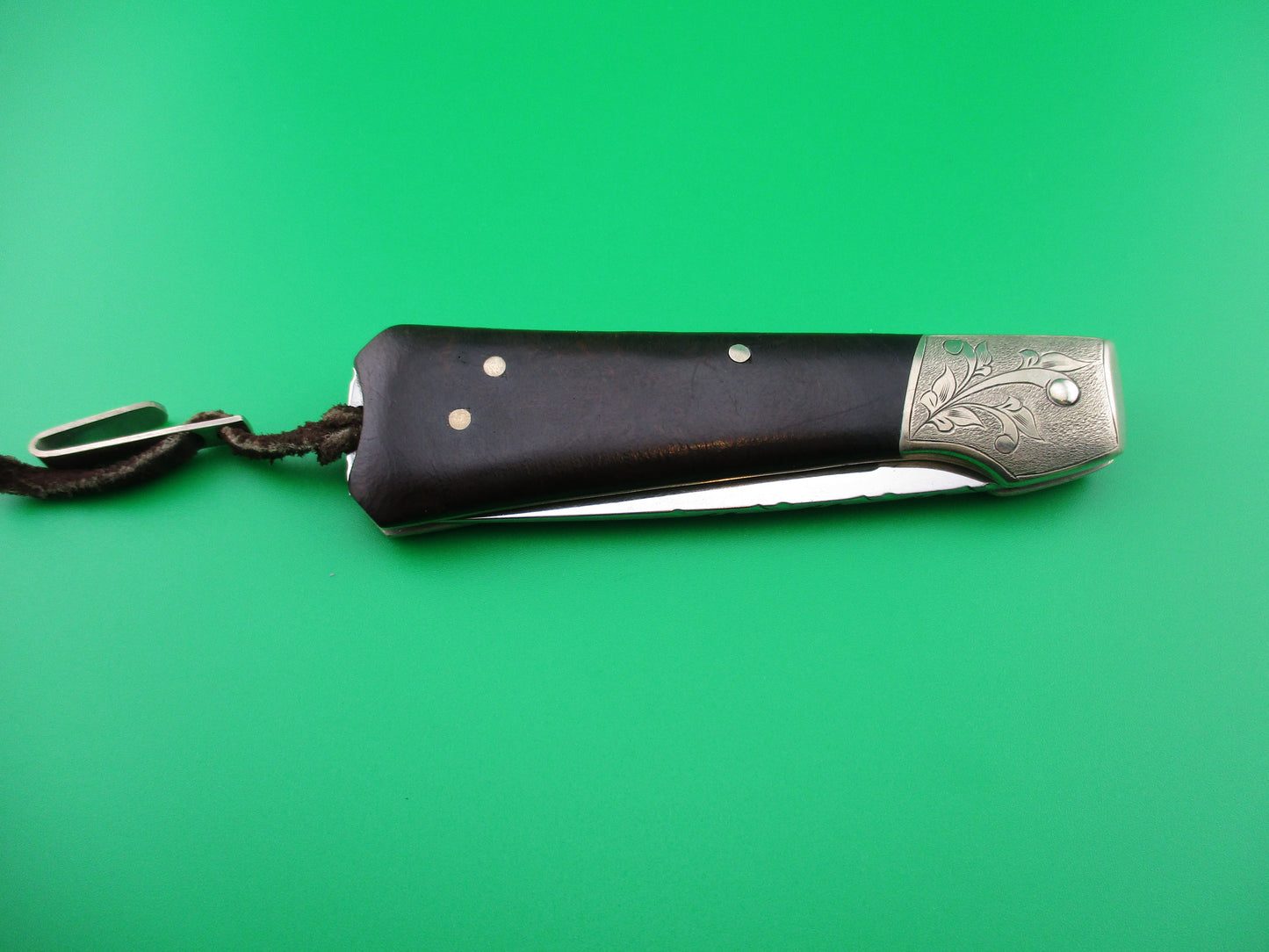 Mike Whiskers Allen Custom Tab release automatic knife