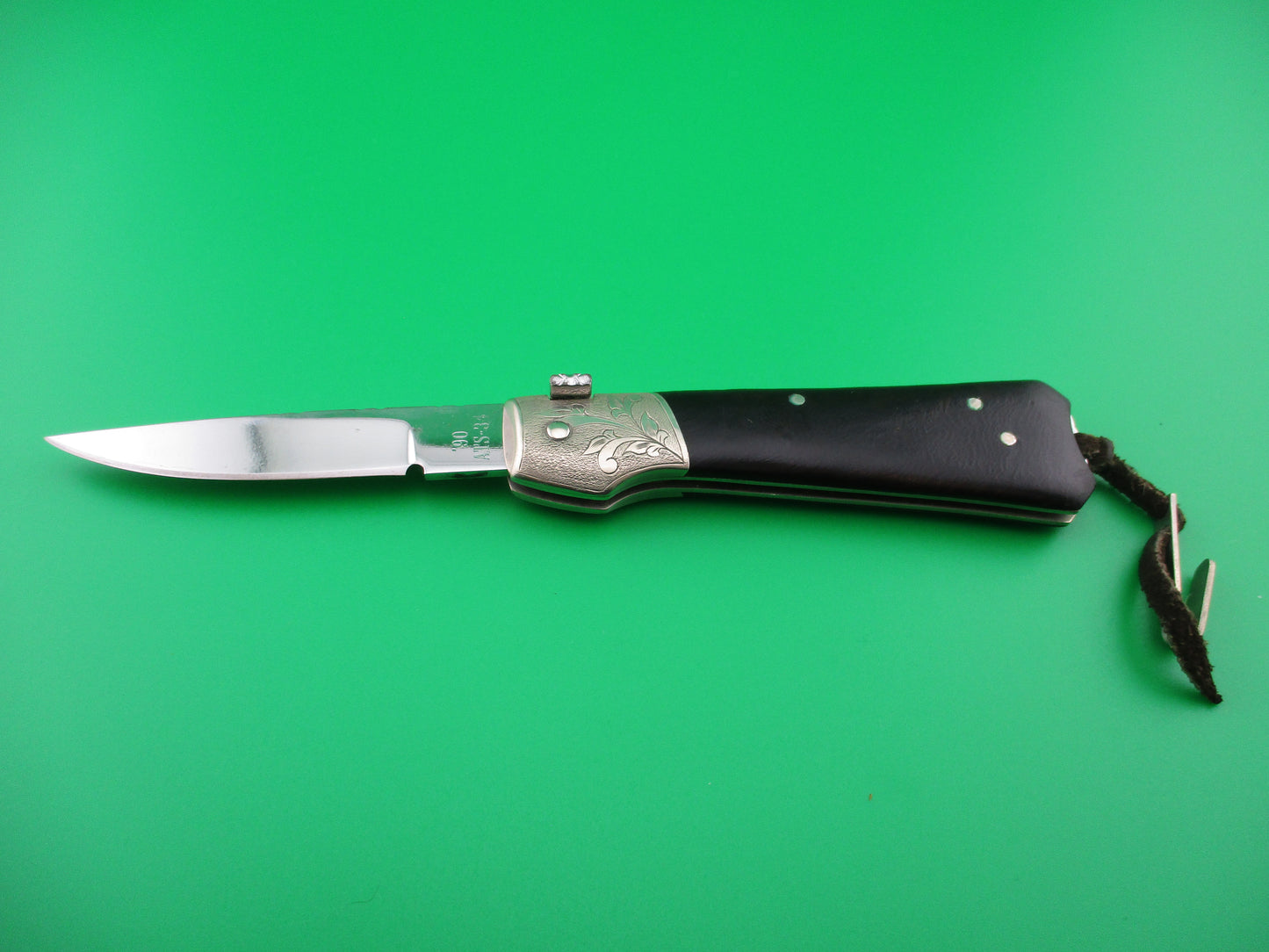 Mike Whiskers Allen Custom Tab release automatic knife