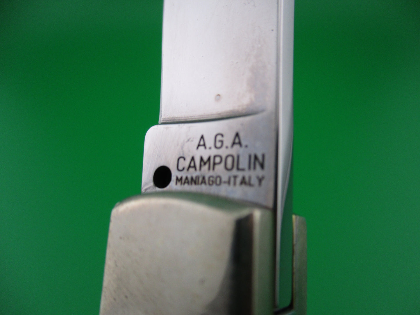 AGA Campolin Sahara Pearlex Lockback Italian 70th anniversary limited edition switchblade