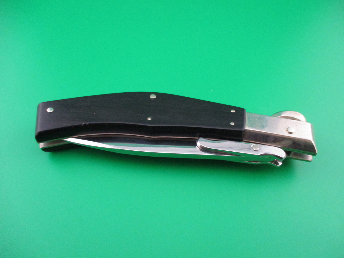 Lepre Maniago 25cm Swing Guard Ebony picklock automatic knife