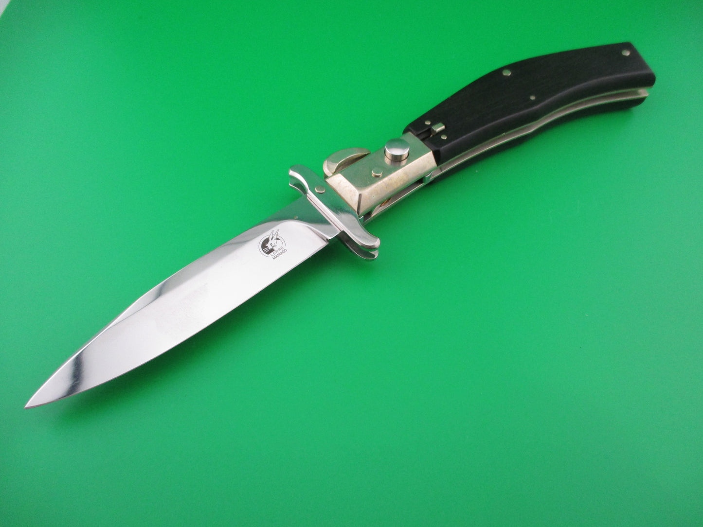 Lepre Maniago 25cm Swing Guard Ebony picklock automatic knife