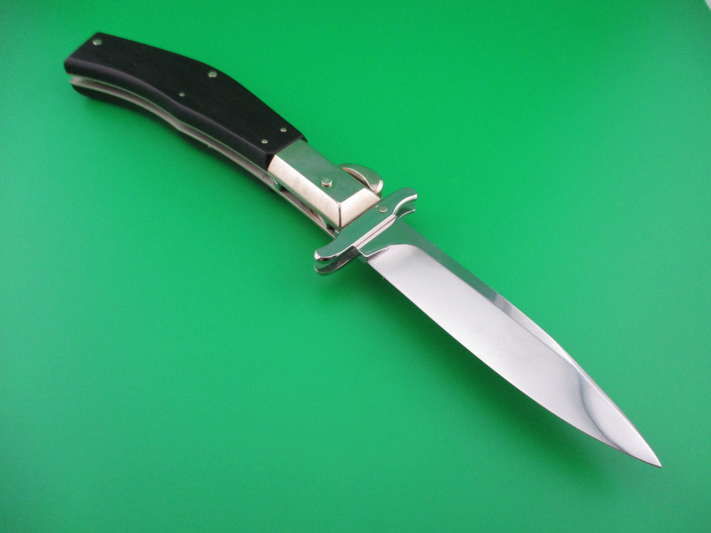 Lepre Maniago 25cm Swing Guard Ebony picklock automatic knife