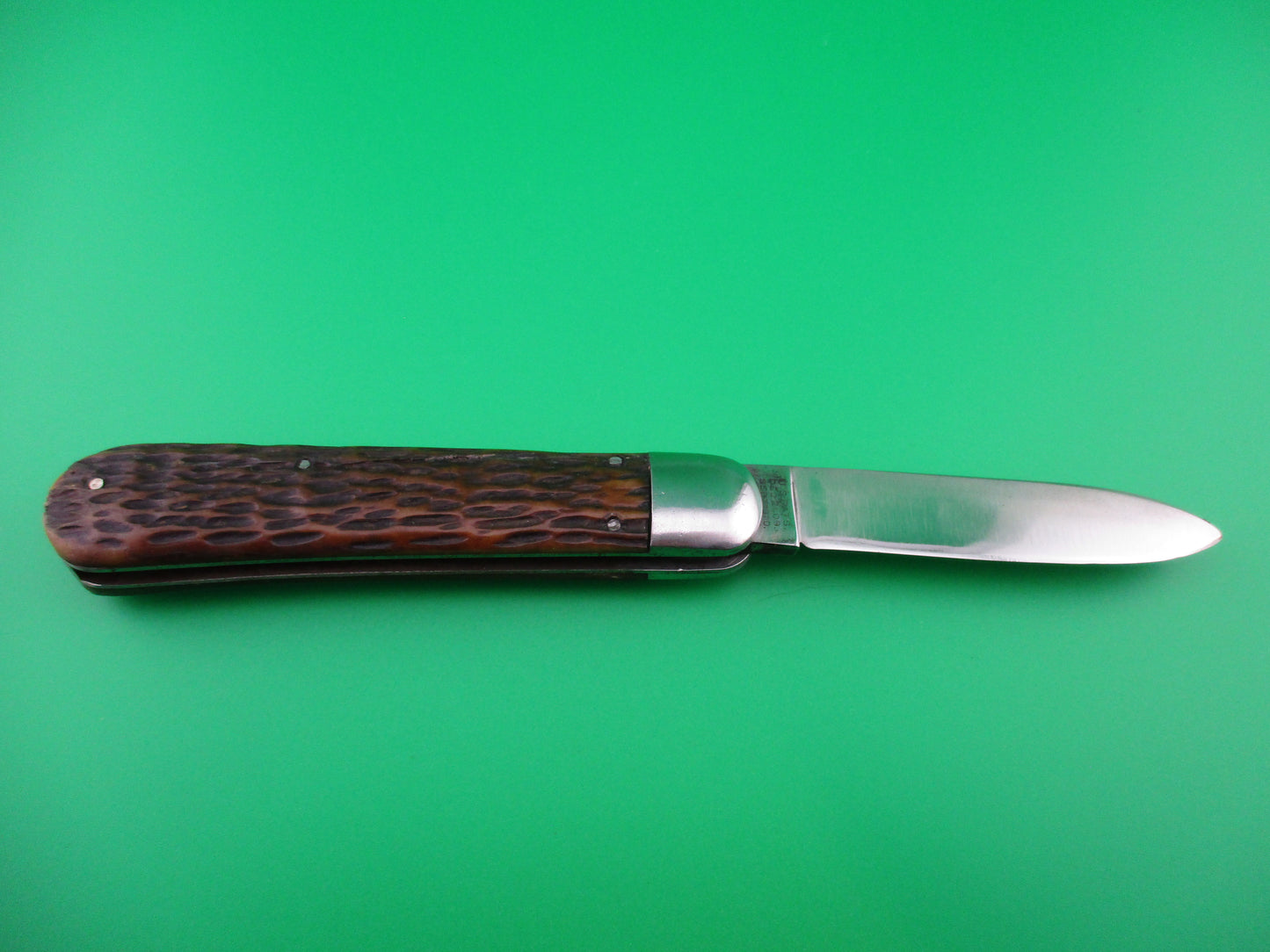 Schrade Cut Co Spearpoint Scout Bone automatic knife 1553