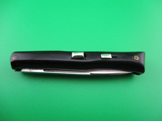 z INOX PATENT 15cm Italian Ackermannchen Style black switchblade knife