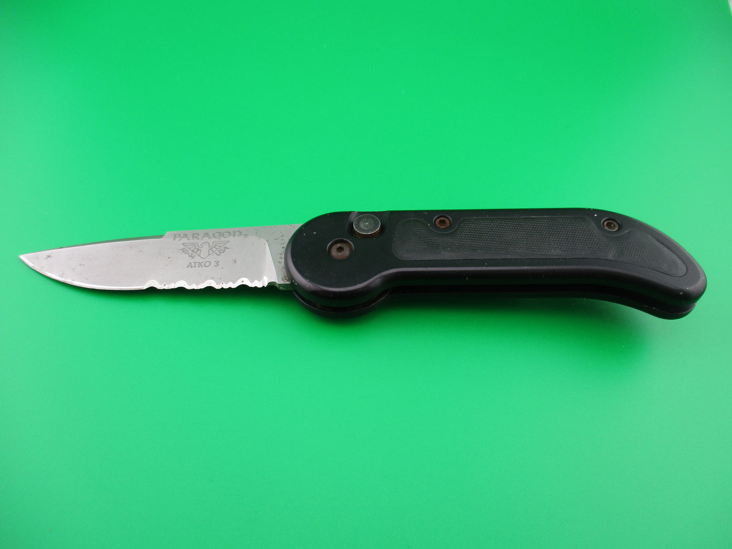 z Paragon ATKO 3 Semi serrated blade automatic knife