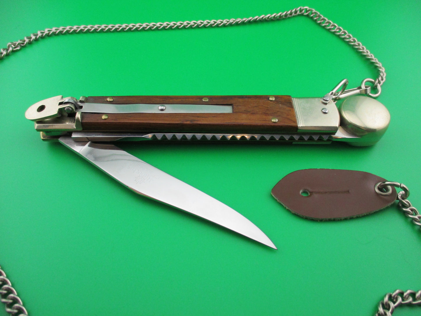 Hubertus Solingen Rostfrei Fish Knocker Fisherman's Lever switchblade